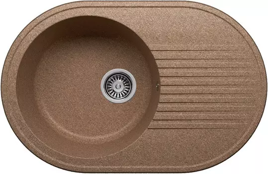 Кухонная мойка Polygran терракот F-16 №307