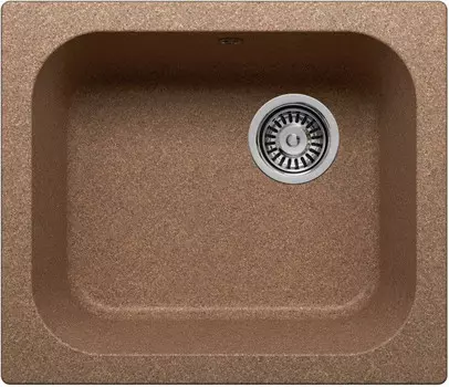 Кухонная мойка Polygran терракот F-17 №307