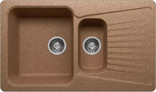 Кухонная мойка Polygran терракот F-18 №307