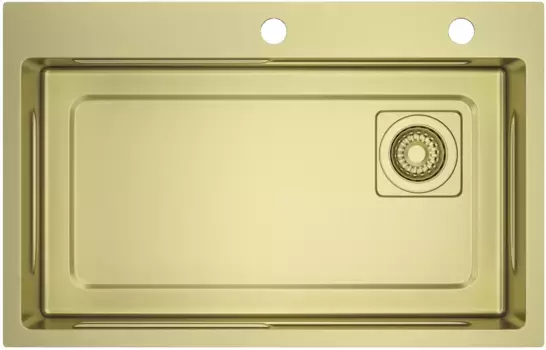 Кухонная мойка Raglo R702.7246.03 72x46 см, золотой матовый