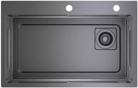 Кухонная мойка Raglo R702.7246.09 72x46 см, графит матовый