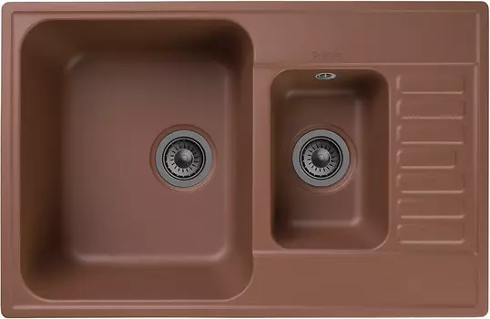 Кухонная мойка Raiber Судеты RQ377 шоколад