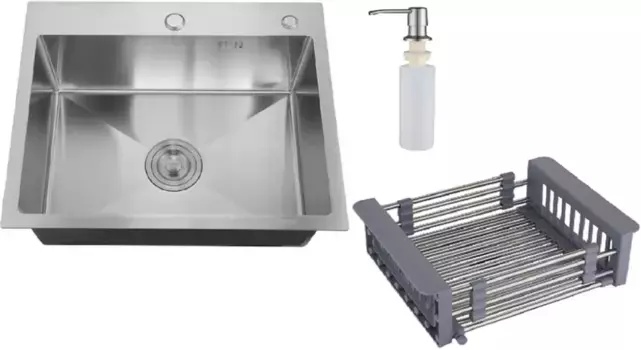 Кухонная мойка РМС нержавеющая сталь MR-5843