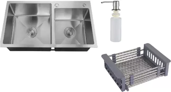 Кухонная мойка РМС нержавеющая сталь MR-7843