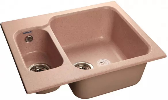 Кухонная мойка розовый GranFest Standart GF-S615K