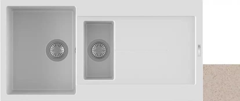 Кухонная мойка саббиа Longran Enigma ENG1000.500 15 - 58