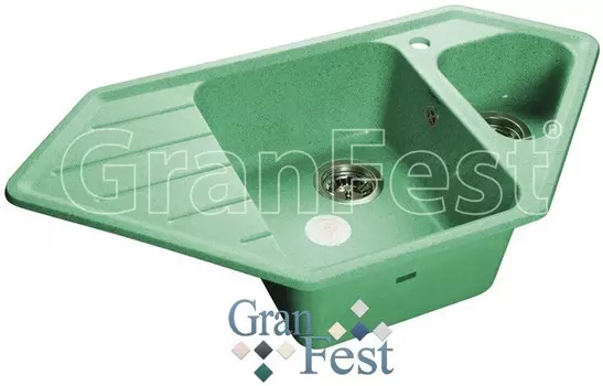 Кухонная мойка салатовый GranFest Corner GF-C950E