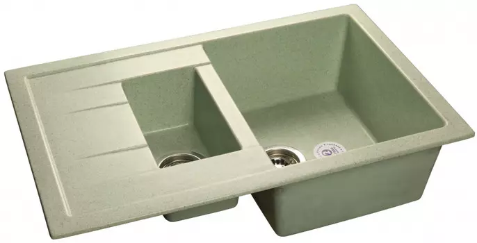 Кухонная мойка салатовый GranFest Quadro GF-Q775KL