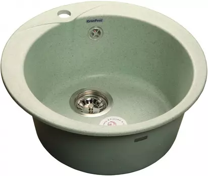 Кухонная мойка салатовый GranFest Rondo GF-R480