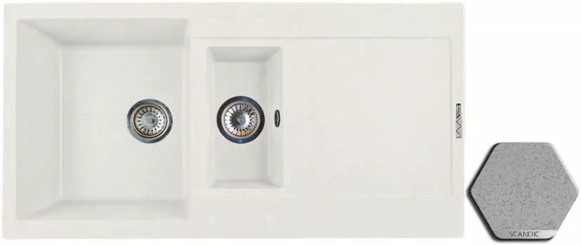 Кухонная мойка SCANDIC Lava D5.SCA
