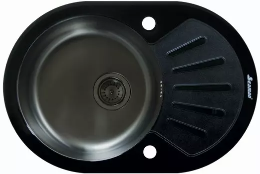 Кухонная мойка Seaman Eco Glass SMG-730B-Gun.B