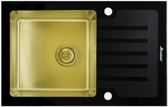 Кухонная мойка Seaman Eco Glass SMG-780B-Gold.B