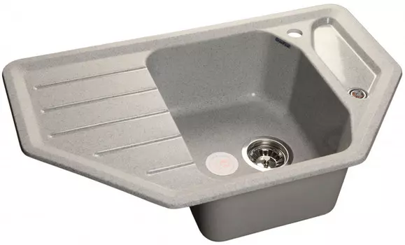 Кухонная мойка серый GranFest Corner GF-C800E