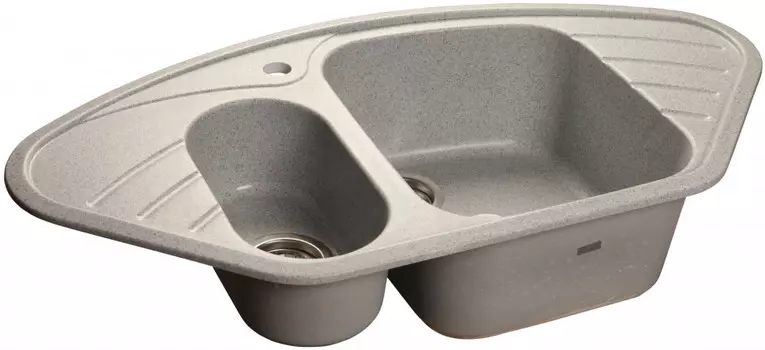Кухонная мойка серый GranFest Corner GF-C960E