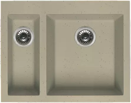 Кухонная мойка шампань Tetogranit Omoikiri Bosen 59-2-CH
