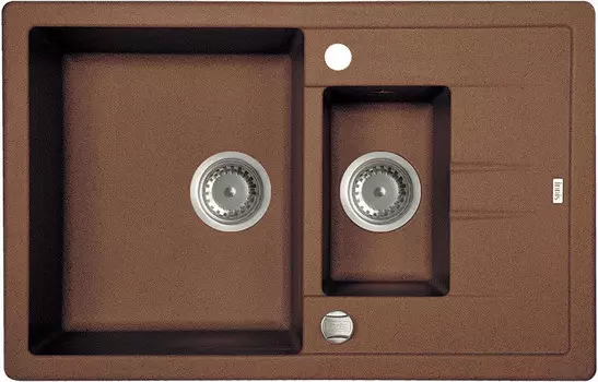 Кухонная мойка шоколад IDDIS Vane G V34C785I87