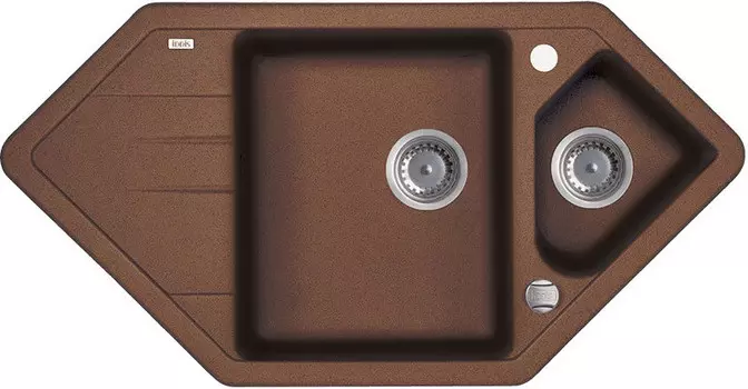 Кухонная мойка шоколад IDDIS Vane G V36C965I87