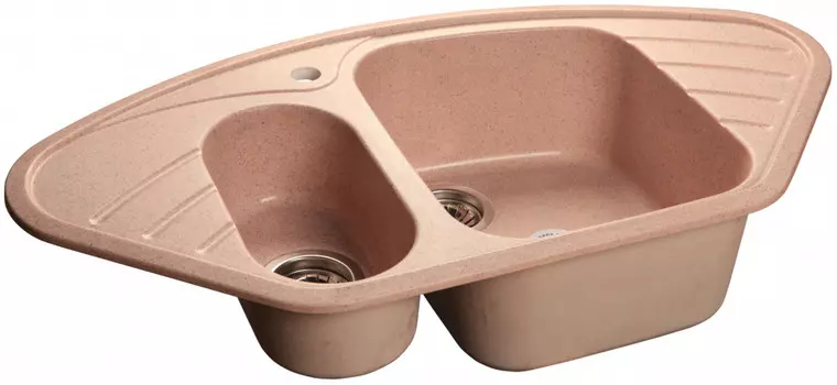 Кухонная мойка светло-розовый GranFest Corner GF-C960E