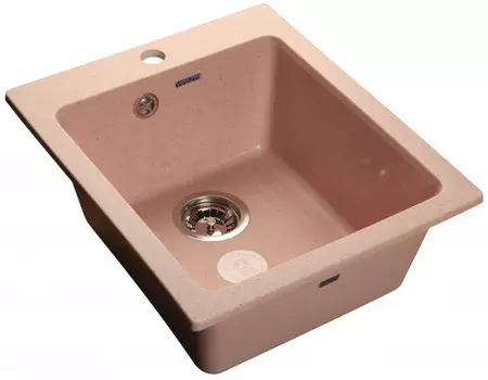 Кухонная мойка светло-розовый GranFest Practic GF-P505