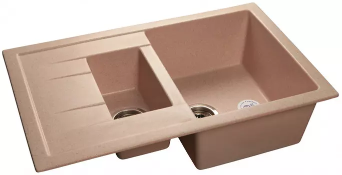 Кухонная мойка светло-розовый GranFest Quadro GF-Q775KL