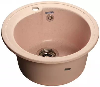 Кухонная мойка светло-розовый GranFest Rondo GF-R450