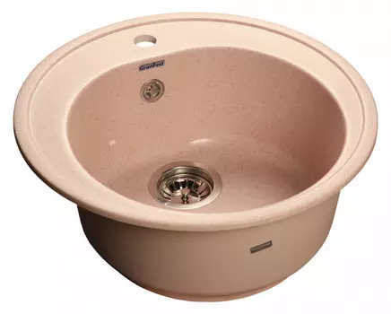 Кухонная мойка светло-розовый GranFest Rondo GF-R510