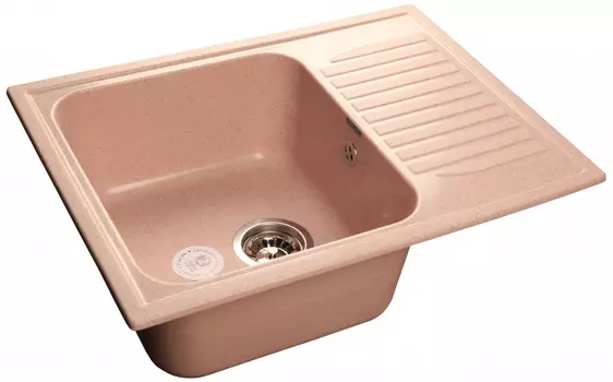 Кухонная мойка светло-розовый GranFest Standart GF-S645L