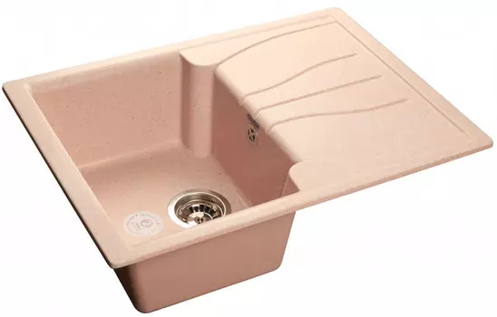 Кухонная мойка светло-розовый GranFest Standart GF-S680L