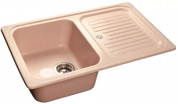 Кухонная мойка светло-розовый GranFest Standart GF-S780L