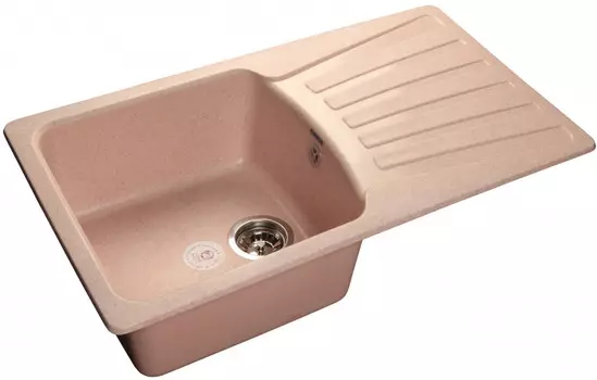 Кухонная мойка светло-розовый GranFest Standart GF-S850L