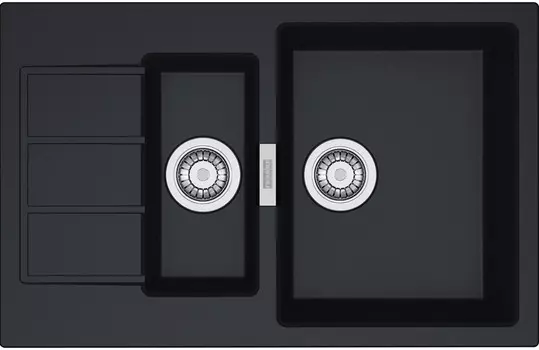 Кухонная мойка Tectonite Franke Sirius SID 651-78 оникс 114.0489.242