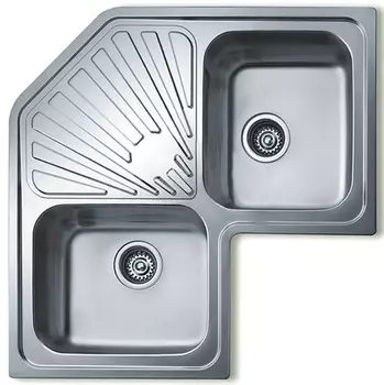Кухонная мойка Teka Angular 2B полированная сталь 10118005