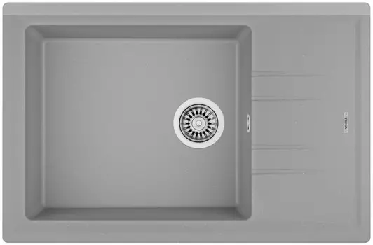 Кухонная мойка Teka Stone 60 S-TG 1B 1D серый металлик 115330028