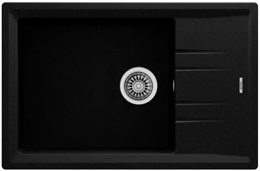 Кухонная мойка Teka Stone 60 S-TG 1B 1D черный металлик 115330031