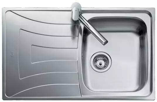 Кухонная мойка Teka Universo 79.50 1B 1D полированная сталь 10120002