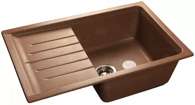 Кухонная мойка терракот GranFest Practic GF-P760L