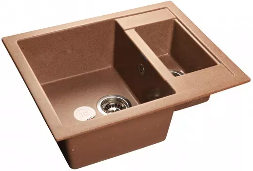 Кухонная мойка терракот GranFest Quadro GF-Q610K