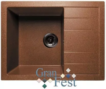 Кухонная мойка терракот GranFest Quadro GF-Q650L