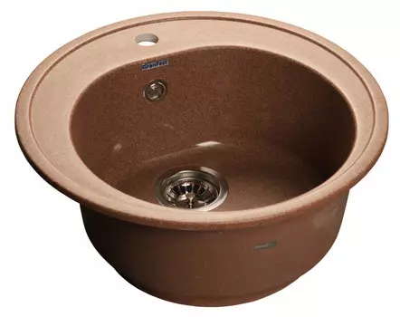 Кухонная мойка терракот GranFest Rondo GF-R510