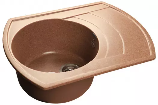 Кухонная мойка терракот GranFest Rondo GF-R650L