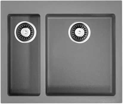 Кухонная мойка Tetogranit Omoikiri Bosen 59-2-GR ленинградский серый 4993558