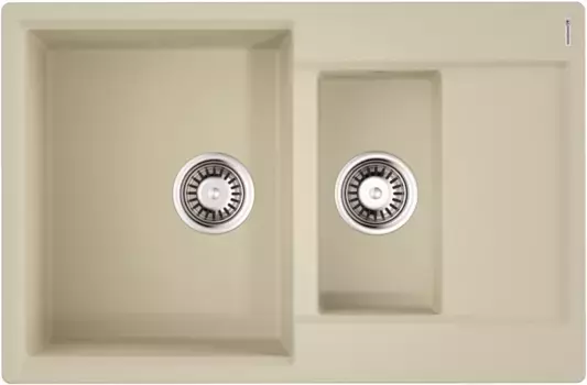 Кухонная мойка Tetogranit Omoikiri Daisen 78-2T-BE ваниль 4993529