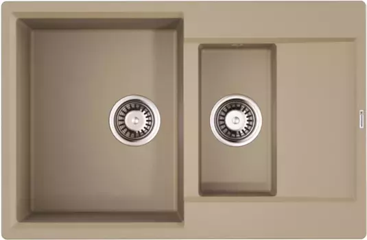 Кухонная мойка Tetogranit Omoikiri Daisen 78-2T-CH шампань 4993531