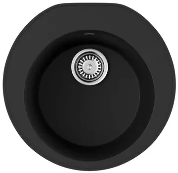 Кухонная мойка Tetogranit Omoikiri Miya 50R-BL черный 4993502