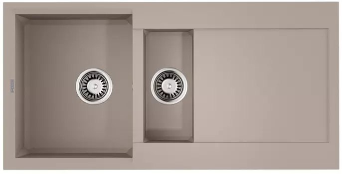 Кухонная мойка Tetogranit Omoikiri Sakaime 100-2-SA бежевый 4993894