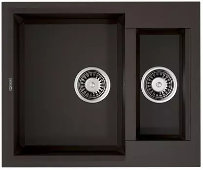 Кухонная мойка Tetogranit Omoikiri Sakaime 60-2-DC темный шоколад 4993912