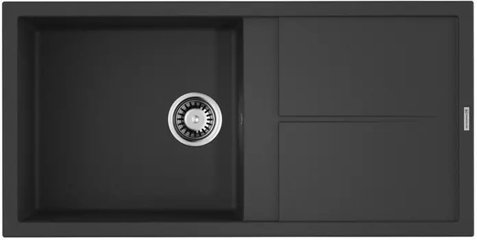 Кухонная мойка Tetogranit Omoikiri Sumi 100-BL черный 4993654