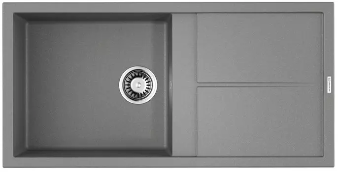 Кухонная мойка Tetogranit Omoikiri Sumi 100-GR ленинградский серый 4993565