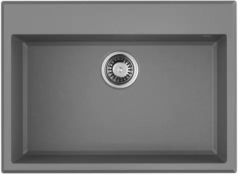 Кухонная мойка Tetogranit Omoikiri Tedori 68-GR ленинградский серый 4993570