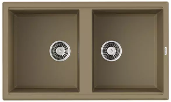 Кухонная мойка Tetogranit Omoikiri Tedori 86-2-CH шампань 4993929